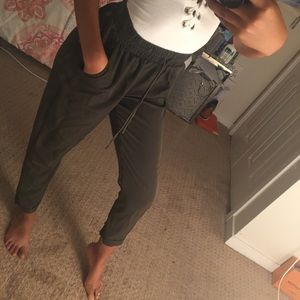 Green joggers, PRICE NEGOTIABLE!💕